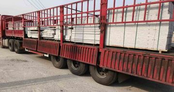 聊城 白麻荔枝面外墙干挂，工厂装车日常