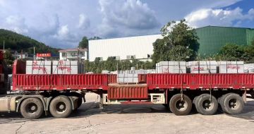 聊城 芝麻灰花岗岩地铺石出货日常