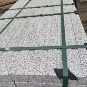 聊城 白麻花岗岩直行盲道石，盲条，地铺石