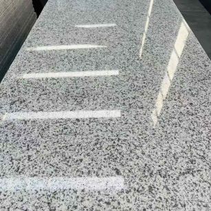 聊城 白麻花岗岩光面毛板