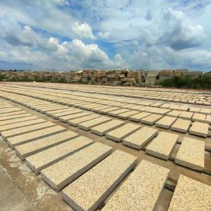 聊城 黄金麻荔枝面花岗岩石材地铺石防护中