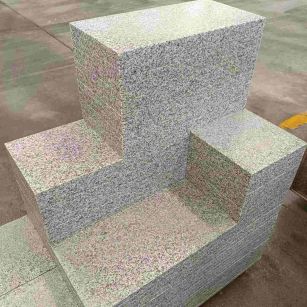 聊城 白麻花岗岩荔枝面地铺石