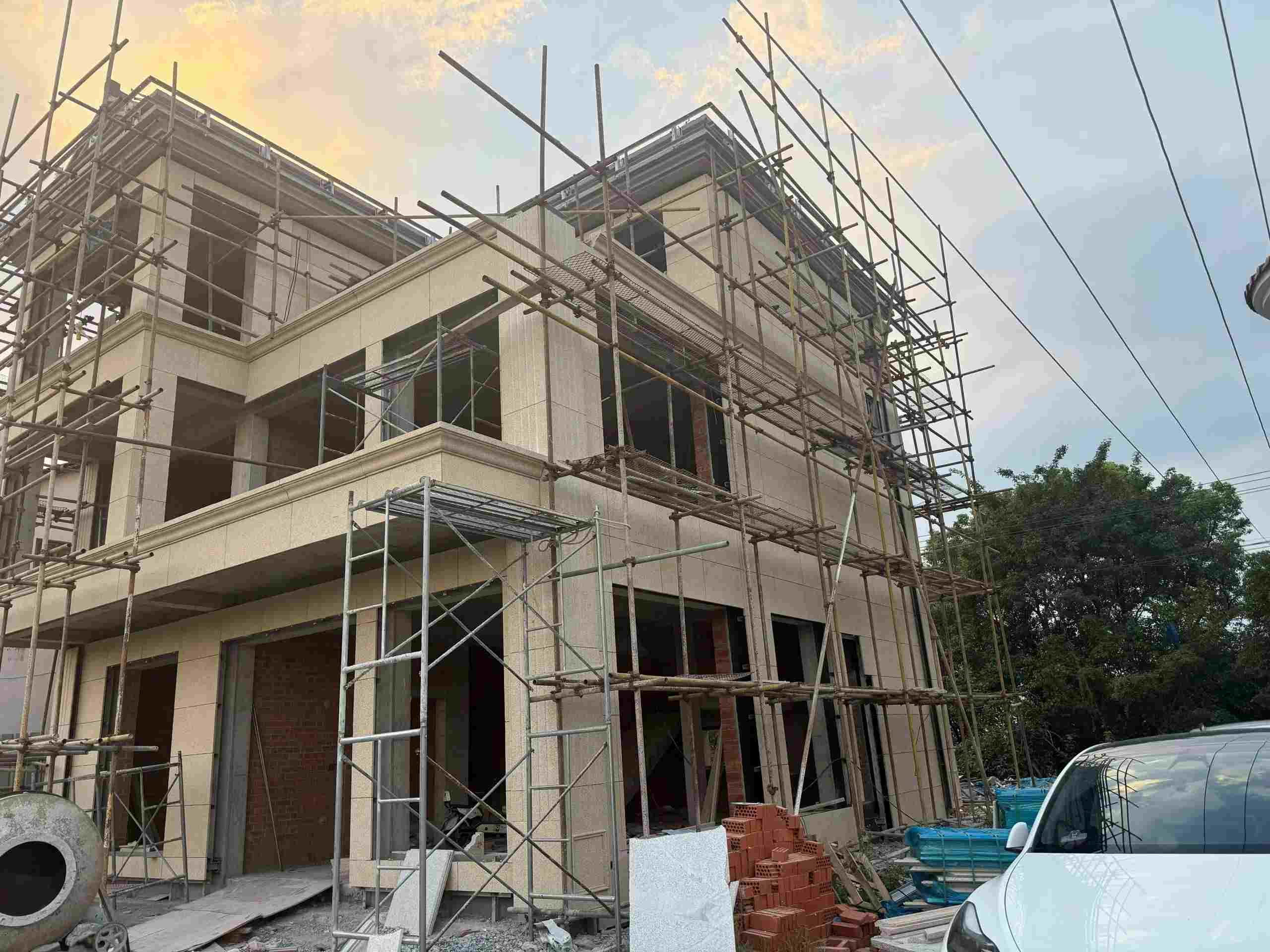 聊城 黄金麻荔枝面花岗岩外墙干挂