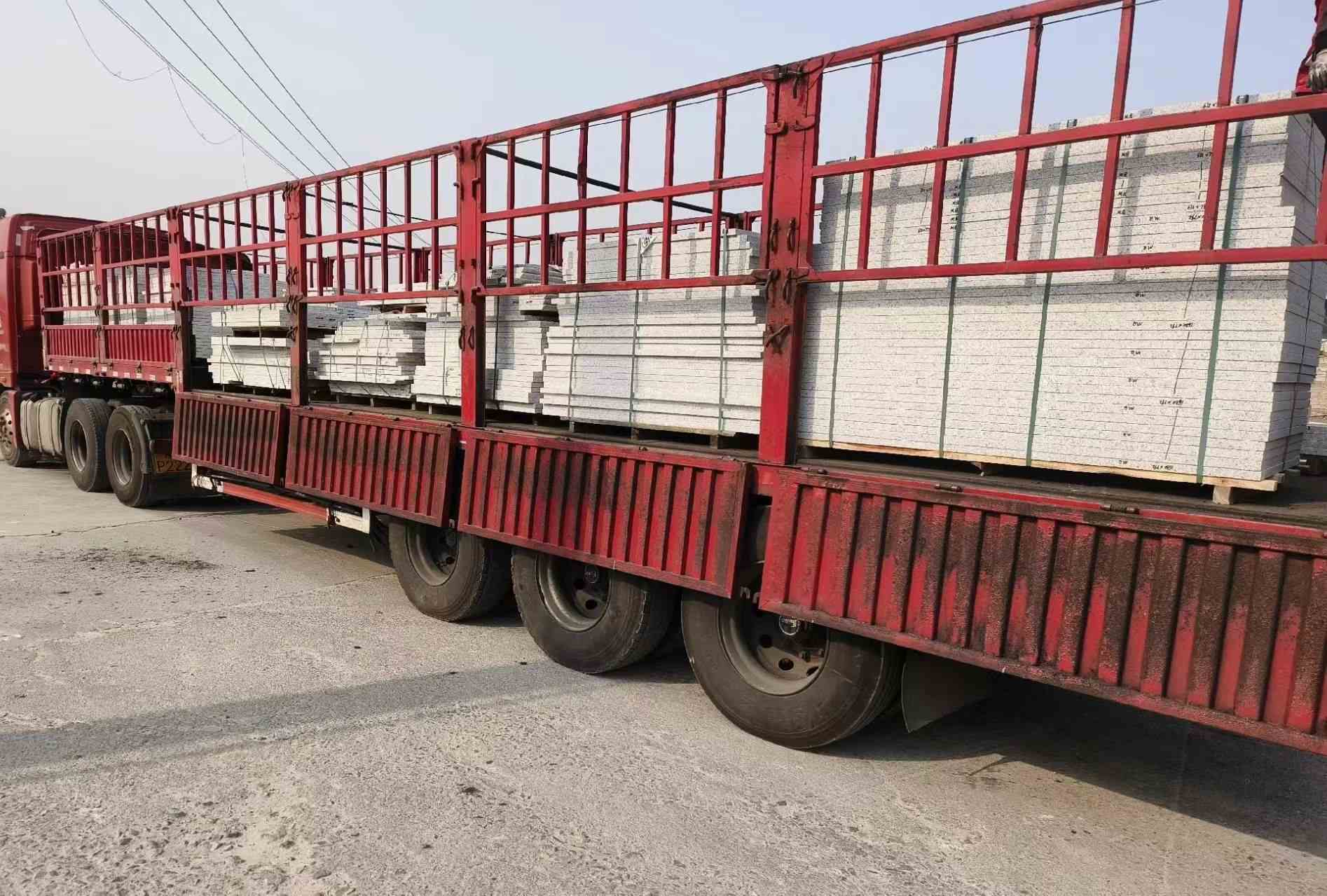 聊城 白麻荔枝面外墙干挂，工厂装车日常