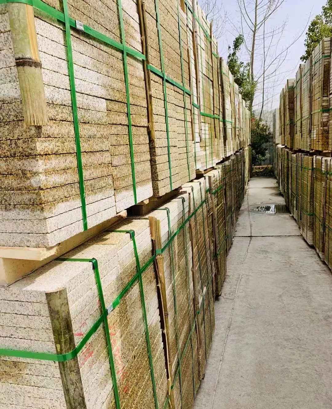 聊城 黄金麻花岗岩荔枝面地铺石