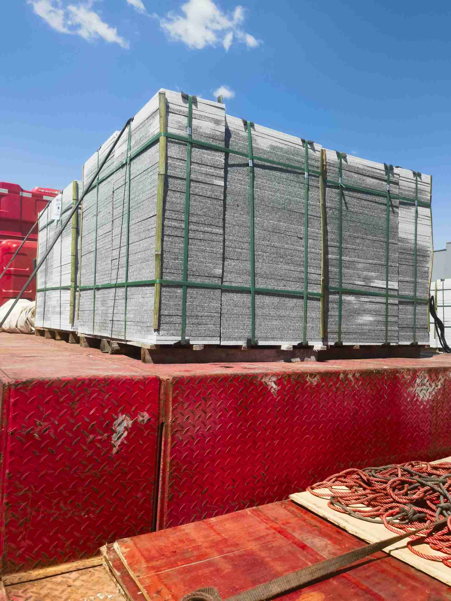 聊城 芝麻白火烧规格板地铺石300*600/600*600